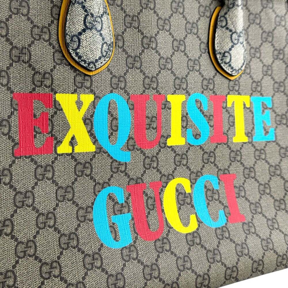 GUCCI Brown Canvas Shoulder Bag - Picture 12 of 13